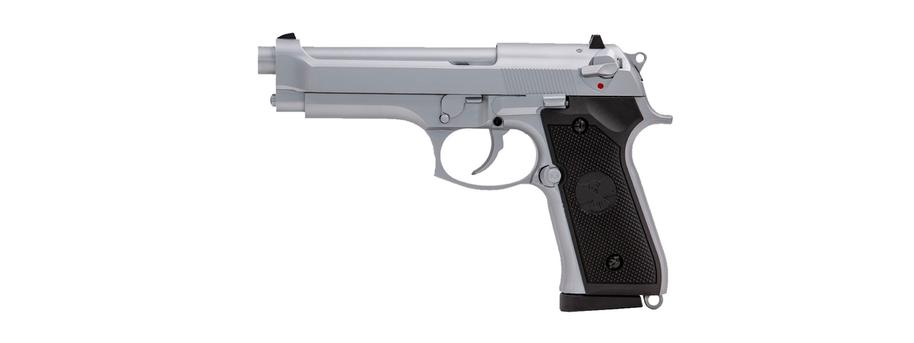 Vorsk Raven R92F GBB Pistol - (Silver) - Click Image to Close