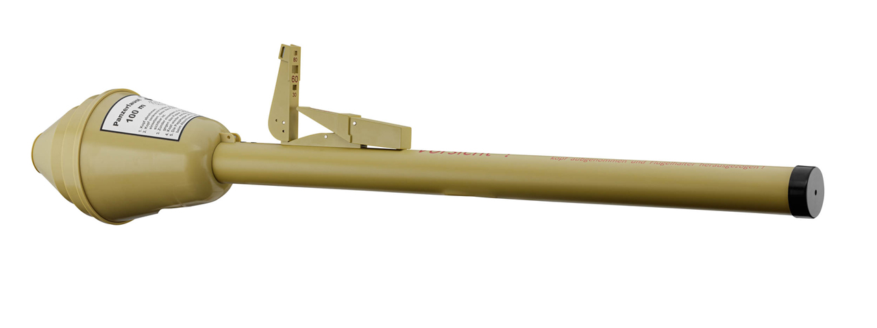 Panzerfaust 100m 1:1 Scale Replica Grenade Launcher (Color: Sand Gelb) - Click Image to Close