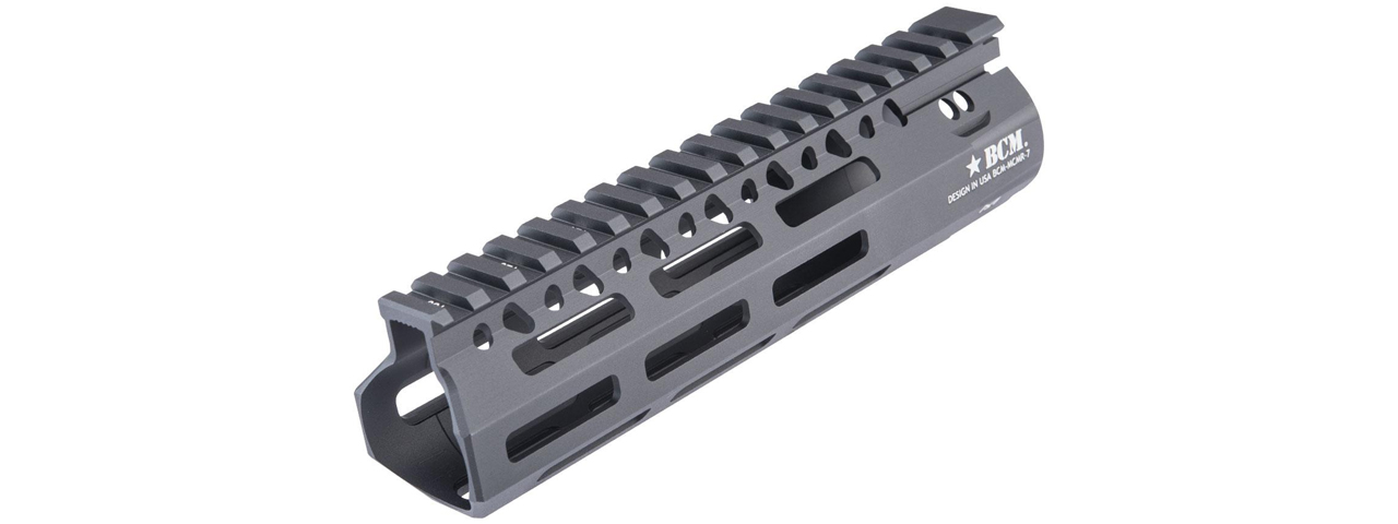 BCM Gunfighter MCMR 7" M-LOK Modular Rail for M4 AEGs (Color: Black) - Click Image to Close