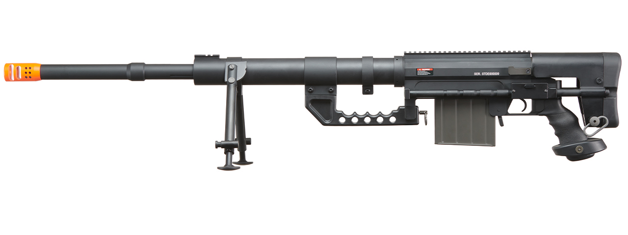 S&T M200 Intervention Bolt Action Custom Sniper Rifle - (Black) - Click Image to Close