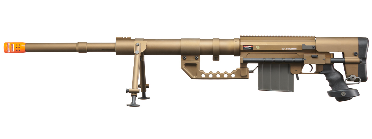 S&T M200 Intervention Bolt Action Custom Sniper Rifle - (Tan) - Click Image to Close