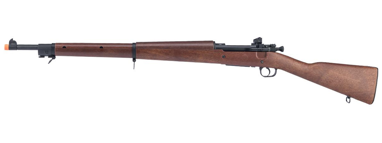 S&T M1903A3 Bolt Action Spring Powered Airsoft Rifle - (Faux Wood) - Click Image to Close