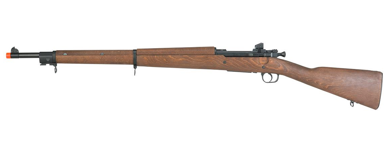 S&T M1903A3 Bolt Action Spring Powered Airsoft Rifle - (Wood) - Click Image to Close