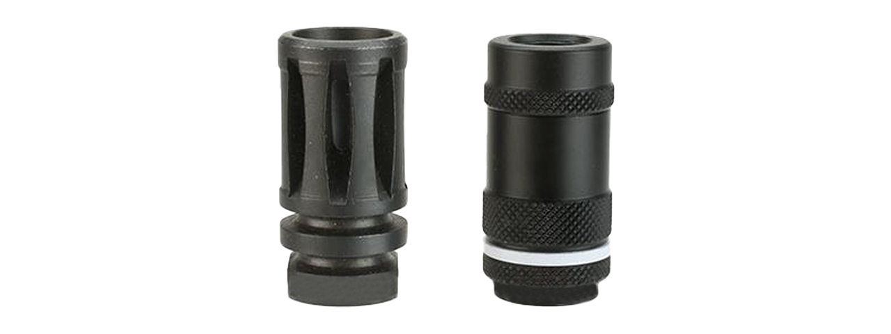 Tokyo Marui Muzzle Velocity Reducer Adapter 14mm Negative - (Black) - Click Image to Close