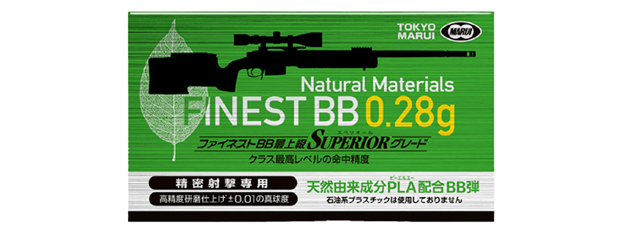 Tokyo Marui Finest BB 0.28g Pellets 500 Rounds - Click Image to Close