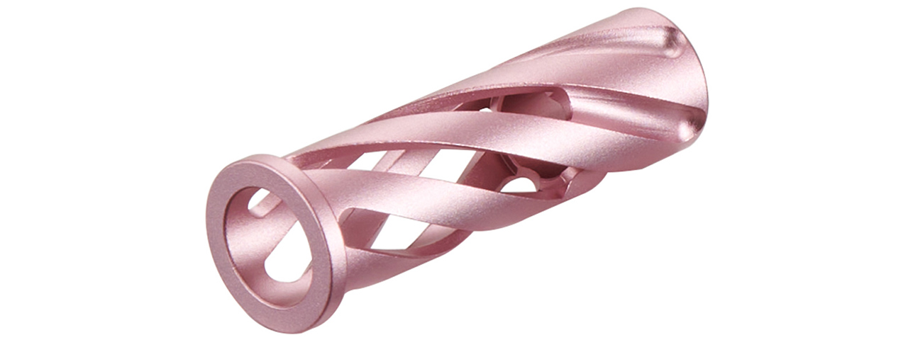 Dr. Black Aluminum Recoil Spring Guide Rod Plug for Long 5.1 TM Hi-CAPA GBB Pistols - (Pink) - Click Image to Close