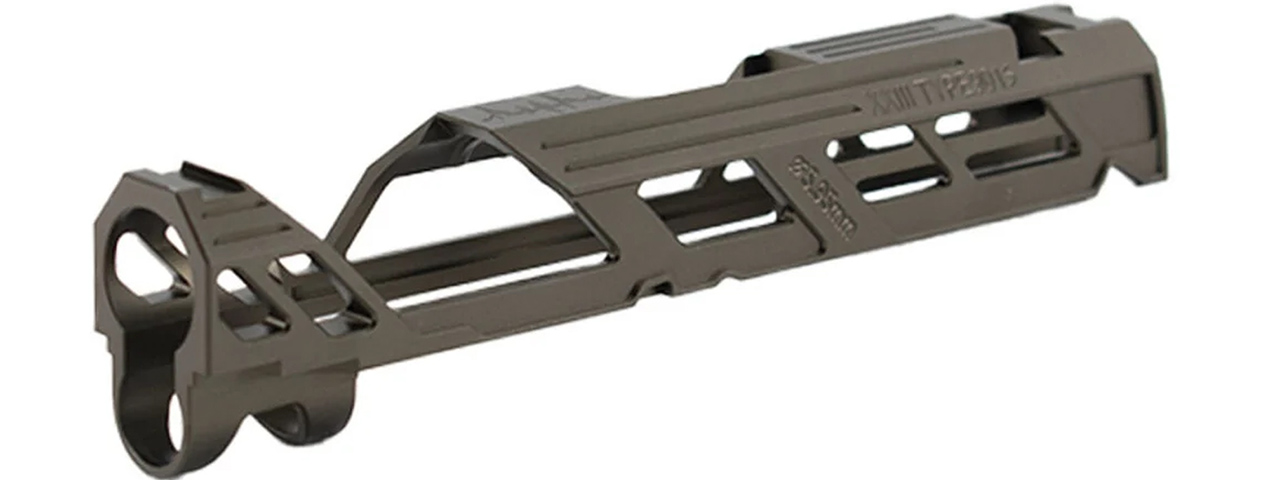 Dr. Black Aluminum Slide Type 901S for TM Hi-CAPA 4.3 GBB Pistols - (Black) - Click Image to Close