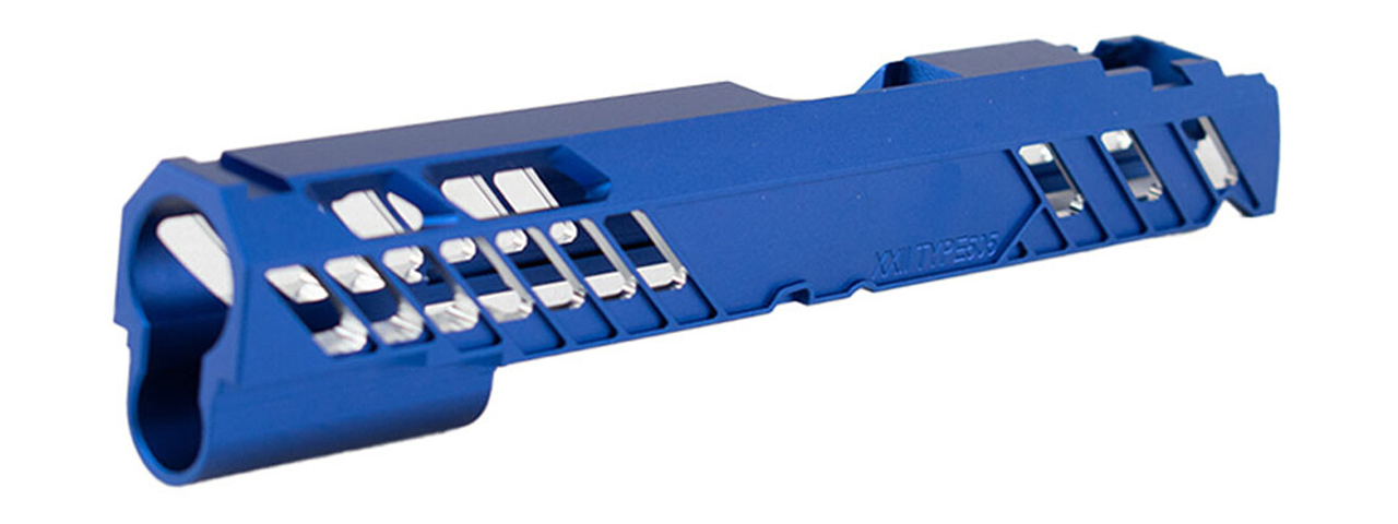 Dr. Black Aluminum Slide Type 505 for TM Hi-CAPA 5.1 GBB Pistols - (Blue) - Click Image to Close