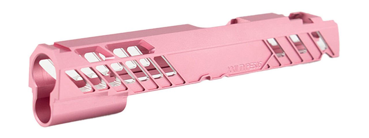 Dr. Black Aluminum Slide Type 505 for TM Hi-CAPA 5.1 GBB Pistols - (Pink) - Click Image to Close