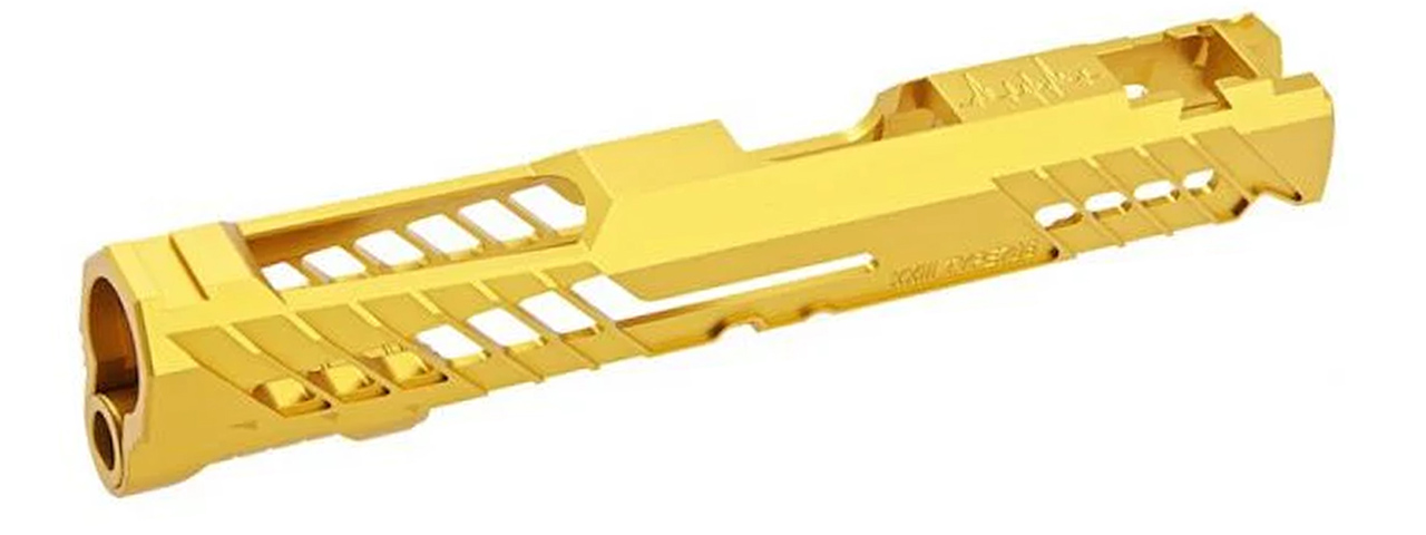 Dr. Black Aluminum Slide Type 706 for TM Hi-CAPA 5.1 GBB Pistols - (Gold) - Click Image to Close