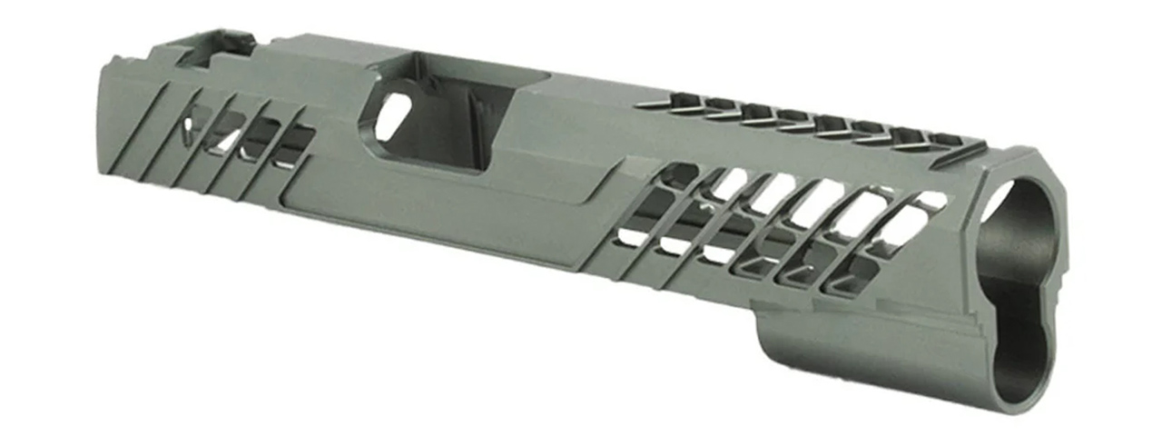 Dr. Black Aluminum Slide Type 777 for TM Hi-CAPA 5.1 GBB Pistols - (Gray) - Click Image to Close