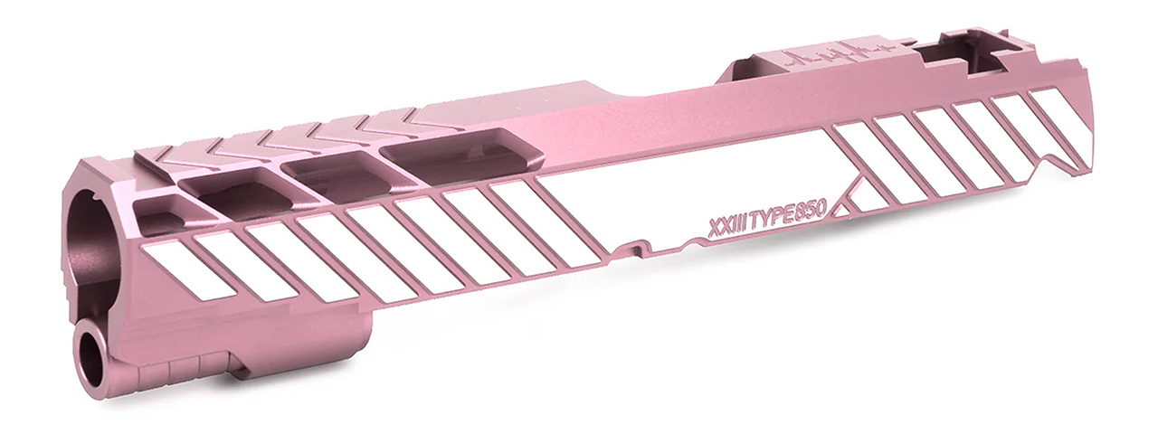 Dr. Black Aluminum Slide Type 850 for TM Hi-CAPA 5.1 GBB Pistols - (Pink) - Click Image to Close