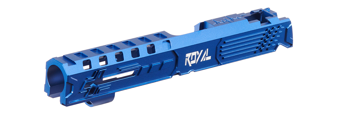 Dr. Black Royal Aluminum Slide for TM Hi-CAPA 5.1 GBB Pistols - (Blue) - Click Image to Close