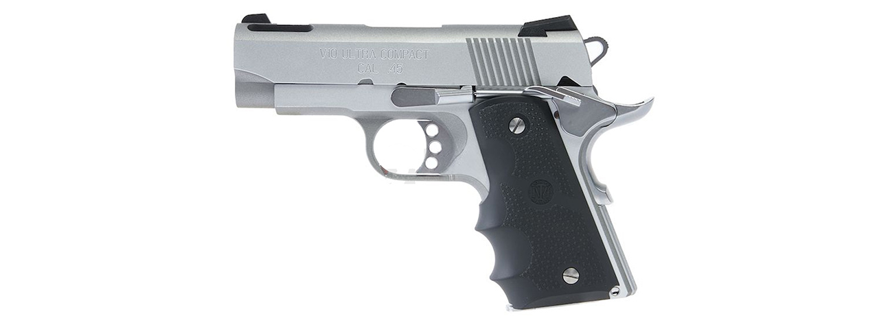 Tokyo Marui V10 Ultra Compact GBB Airsoft Pistol - (Silver) - Click Image to Close