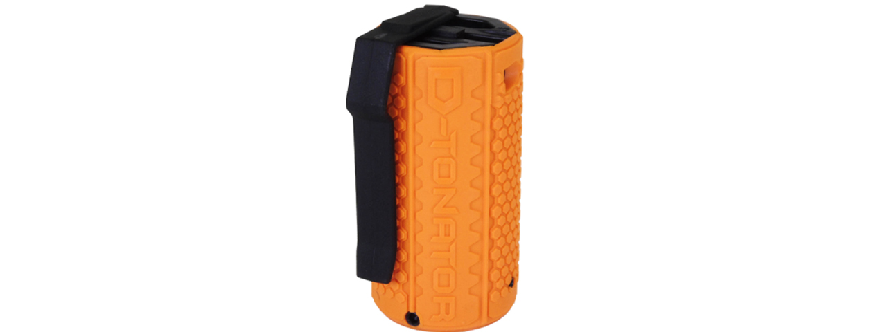 Storm D-tonator Gas Airsoft Grenade - (Orange) - Click Image to Close