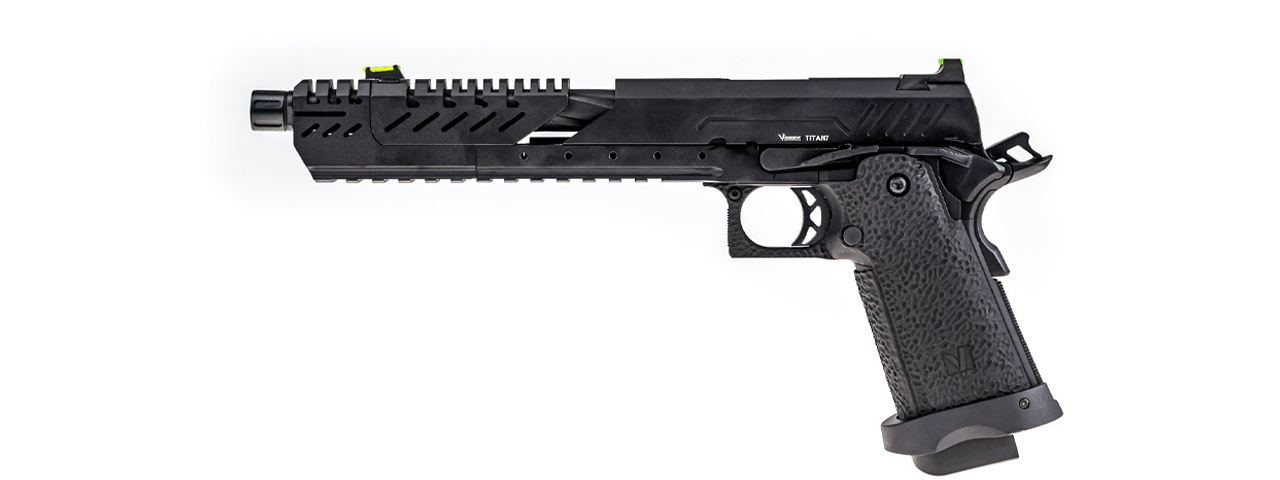 Vorsk Hi-Capa 7.0 Titan GBB Pistol - (Black) - Click Image to Close