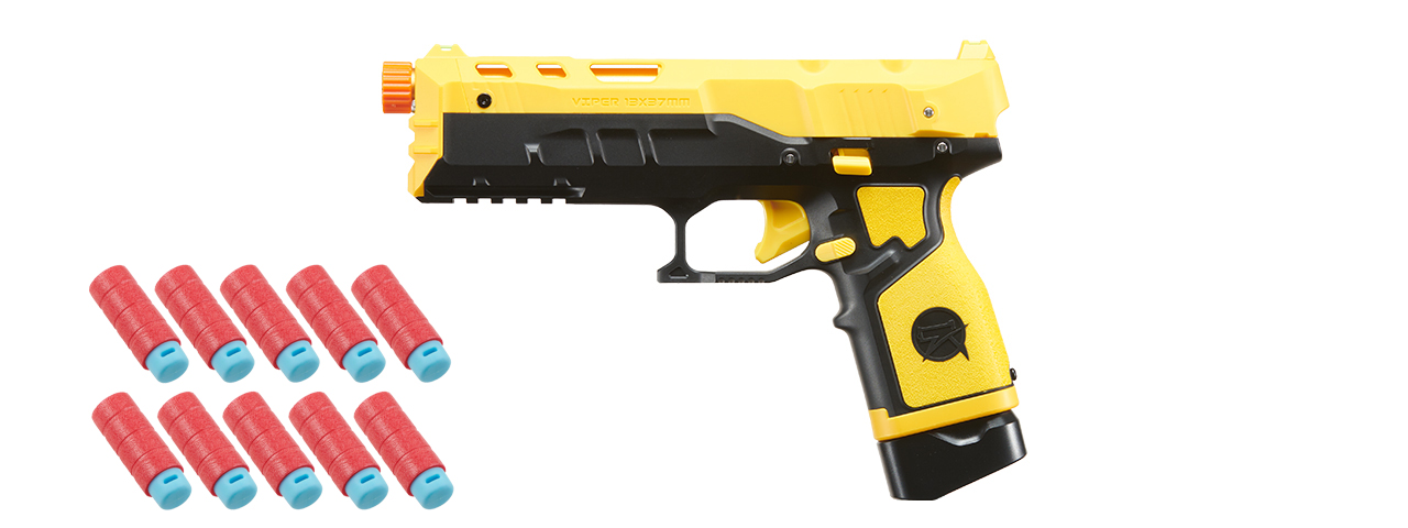 ZhenWei Viper 200S Foam Dart Blaster - (Yellow/Black) - Click Image to Close