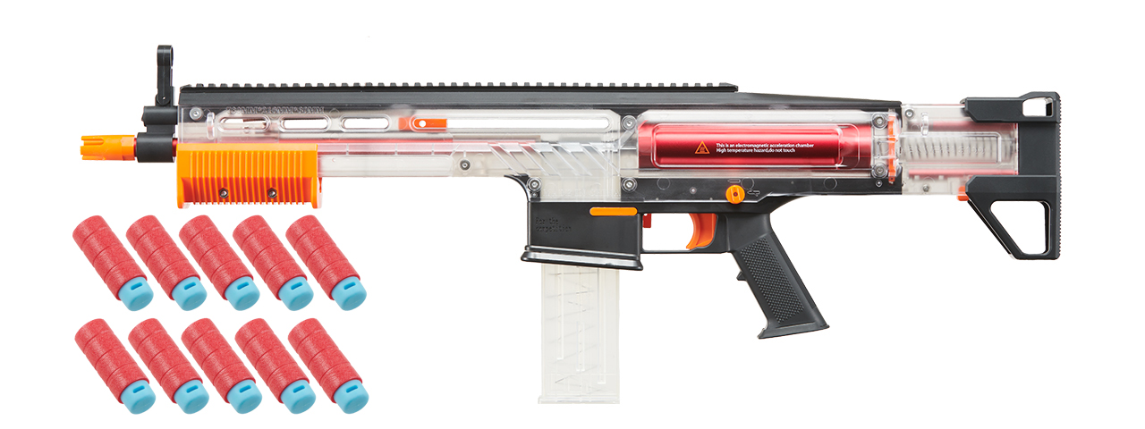 ZhenWei S100 CRS100 War Saint Dart Blaster - (Clear) - Click Image to Close