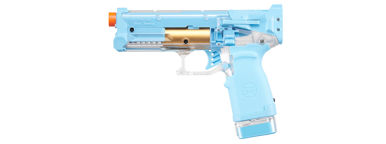 ZhenWei Fire Rat S200 Foam Dart Blaster - (Clean Blue) - Click Image to Close