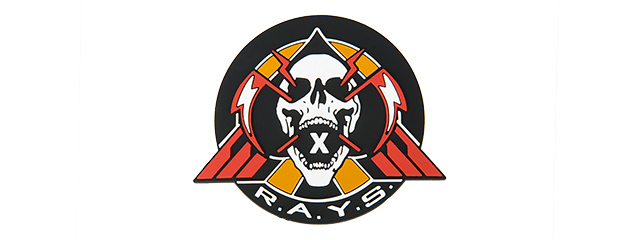 EMERSON "R.A.Y.S" PVC MORALE PATCH (BLACK/RED)