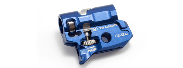 TTI Airsoft KJ Works Shadow 2 CZ-75 GBB Airsoft Infinity TDC Hop Up Chamber - (Blue)