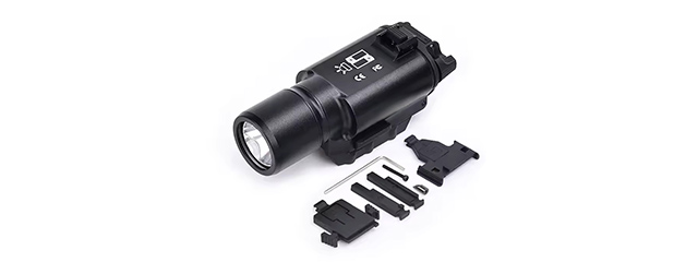 Atlas Custom Works X300-B Picatinny Mount Pistol Scout Light - (Black)