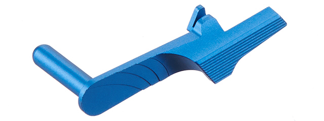 Atlas Custom Works Aluminum Slide Stop Type-1 for Marui Hi-Capa GBB Pistol - (Blue)