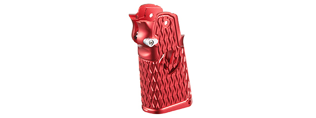 Atlas Custom Works CNC Aluminum Type 6 Grip for TM Marui Hi-Capa GBB Airsoft Pistols - (Red)