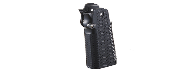 Atlas Custom Works CNC Aluminum Type 5 Grip for TM Marui Hi-Capa GBB Airsoft Pistols - (Black)