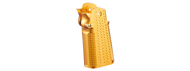 Atlas Custom Works CNC Aluminum Type 5 Grip for TM Marui Hi-Capa GBB Airsoft Pistols - (Gold)