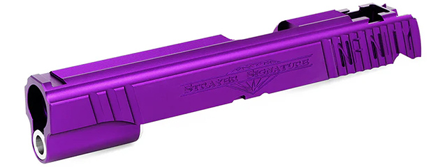 Airsoft Masterpiece "Infinity Strayer" Slide for TM Hi-CAPA 5.1 GBB Pistols - (Purple)