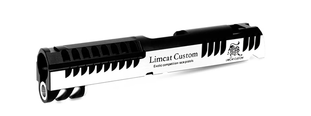 Airsoft Masterpiece LimCat Custom "2024" 4.3 Hi-Capa Slide - (Black/Silver)