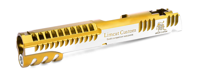 Airsoft Masterpiece LimCat Custom "2024" 5.1 Hi-Capa Slide - (Gold/Silver)