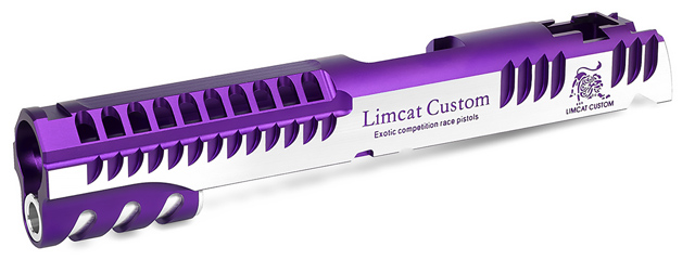 Airsoft Masterpiece LimCat Custom "2024" 5.1 Hi-Capa Slide - (Purple/Silver)