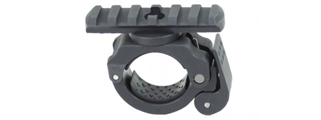 Bravo Airsoft Helmet Strobe Tactical Clamp Mount for Bike - (Black)