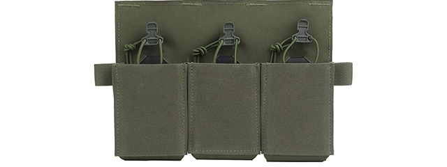 Triple Elastic Magazine Pouch MAG Tool Holder - (OD Green)