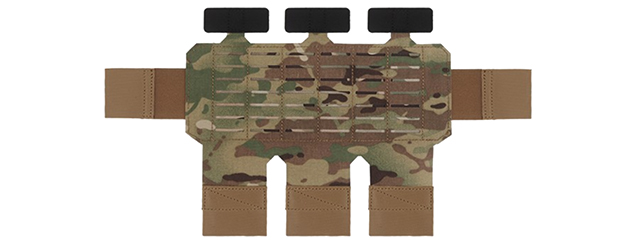 Multipurpose Triple Rifle Mag Pouch MOLLE Patch - (Camo)