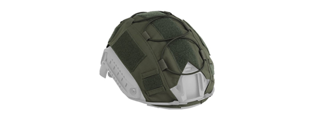 WST FAST Helmet Tactical Cover Large - (Ranger Green)