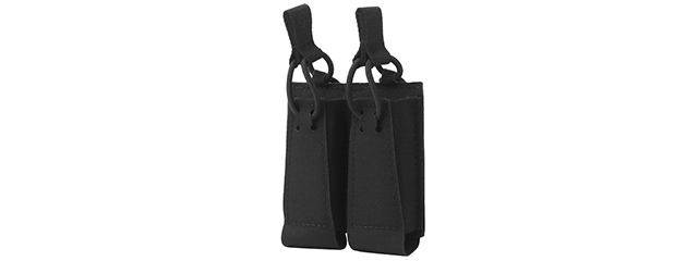 Tactical Assaulter Double Pistol Mag Pouch - (Black)