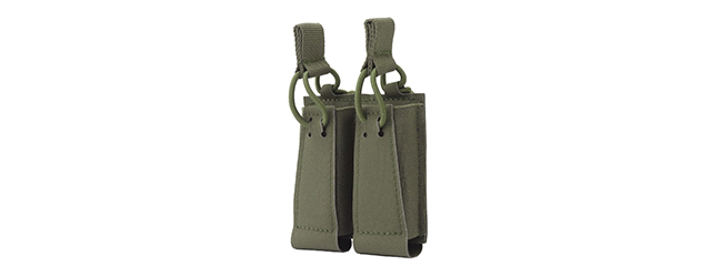 Tactical Assaulter Double Pistol Mag Pouch - (Ranger Green)