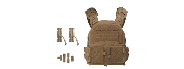 KZ Tactical Plate Carrier - (Tan)