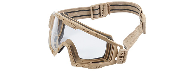 FMA SI Ballistic Goggle 2.0 with Transparent Lens - (Dark Earth)