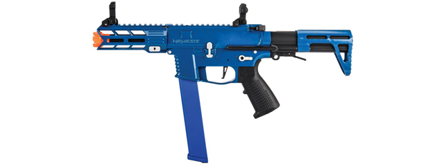 Classic Army Nemesis X9 PDW SMG AEG (Blue / Silver)