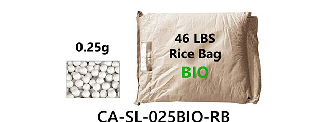 Lancer Tactical 46 lbs Rice Bag Airsoft 0.25g BBs - (White) - Excludes Free Shipping