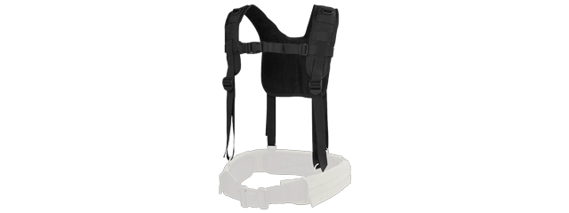 Condor Outdoor Shoulder H-Harness - (Black)