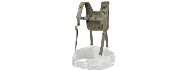 Condor Outdoor Shoulder H-Harness - (OD Green)