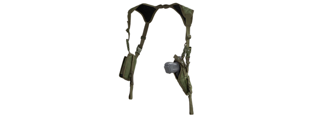 Condor Outdoor Vertical Shoulder Holster - (OD Green)