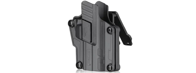 CYTAC Mega-Fit GEN 2 Hard Shell Holster w/ Upgraded Belt Clip - (Black)