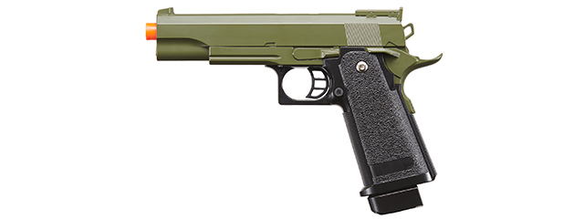 Galaxy M1911 Airsoft Metal Spring Pistol - (OD Green)