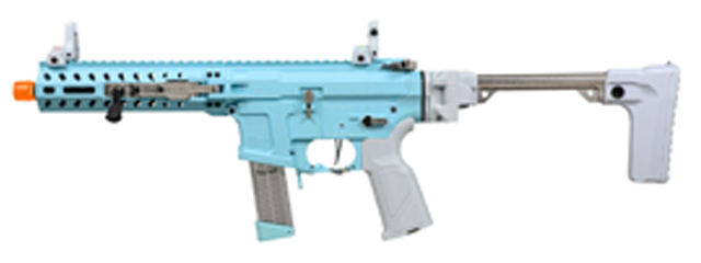 G&G FAR 9 Rapid Folding PCC Airsoft AEG Rifle - (Macaron Blue)